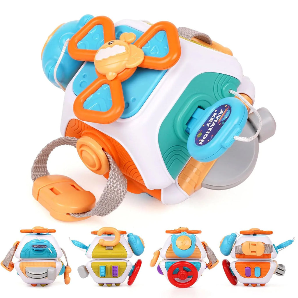 BusyBox™ – Baby Busy Board Cube Montessori Sensory Toys for Toddler Educational 2