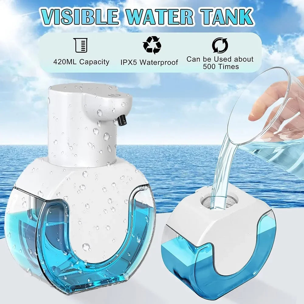 CleanTouch™ – 420ML P10 Large Capacity Light Display Desktop Or Wall-Mounted Waterproof 4