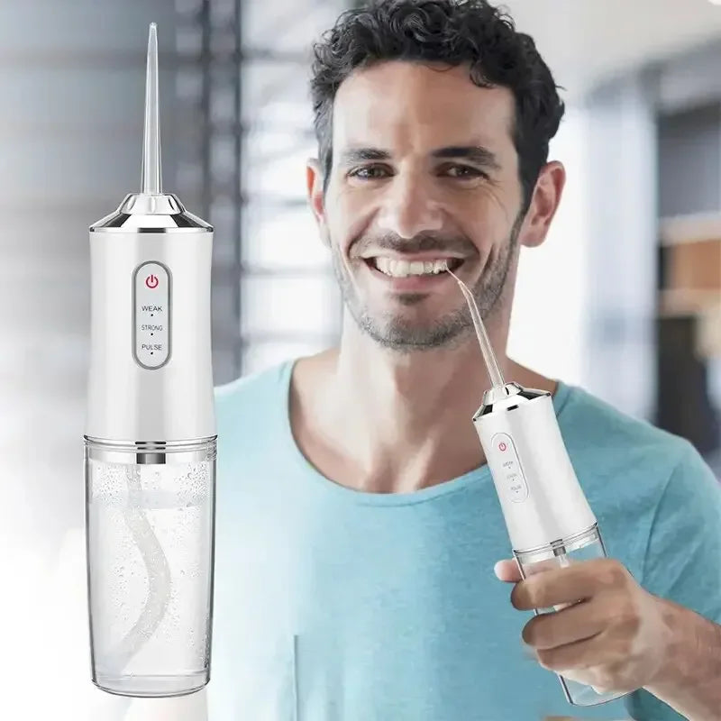 AquaFloss™ – Electric Water Floss, Intelligent Chip, Precise Pressure Control, 360 4