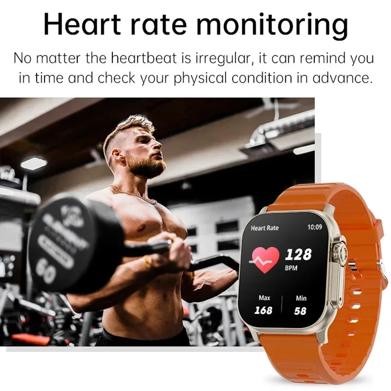 FitWatch™ – Men Smart Watch 2.01 Inch HD Screen Bluetooth Call Health Fitness Tracker 4