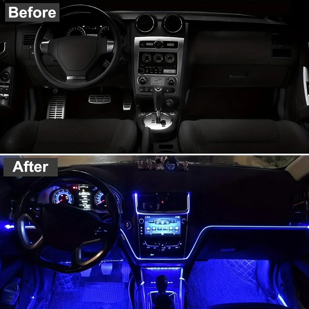 NeonRide™ – 5m Neon LED Car Interior Lighting Strips 5V DIY Flexible EL Cold Light Line 5