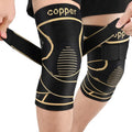 KneeGuard™ – Copper Knee Brace with Strap Support Knee Pain Relief Joint Pain Relief for