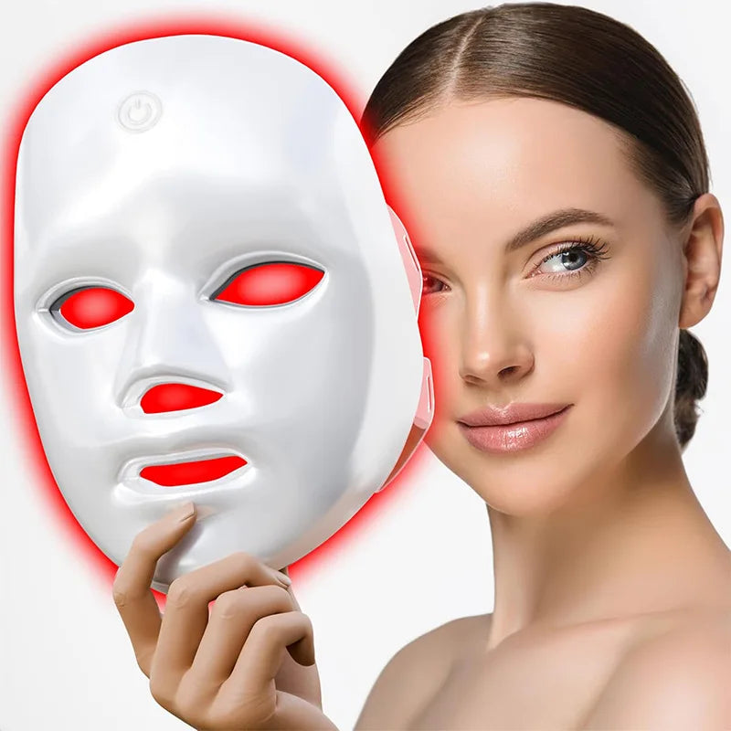 GlowMask™ – HTMCK 7 Color LED Light Therapy Face Mask | At-Home Photon Beauty Mask 6