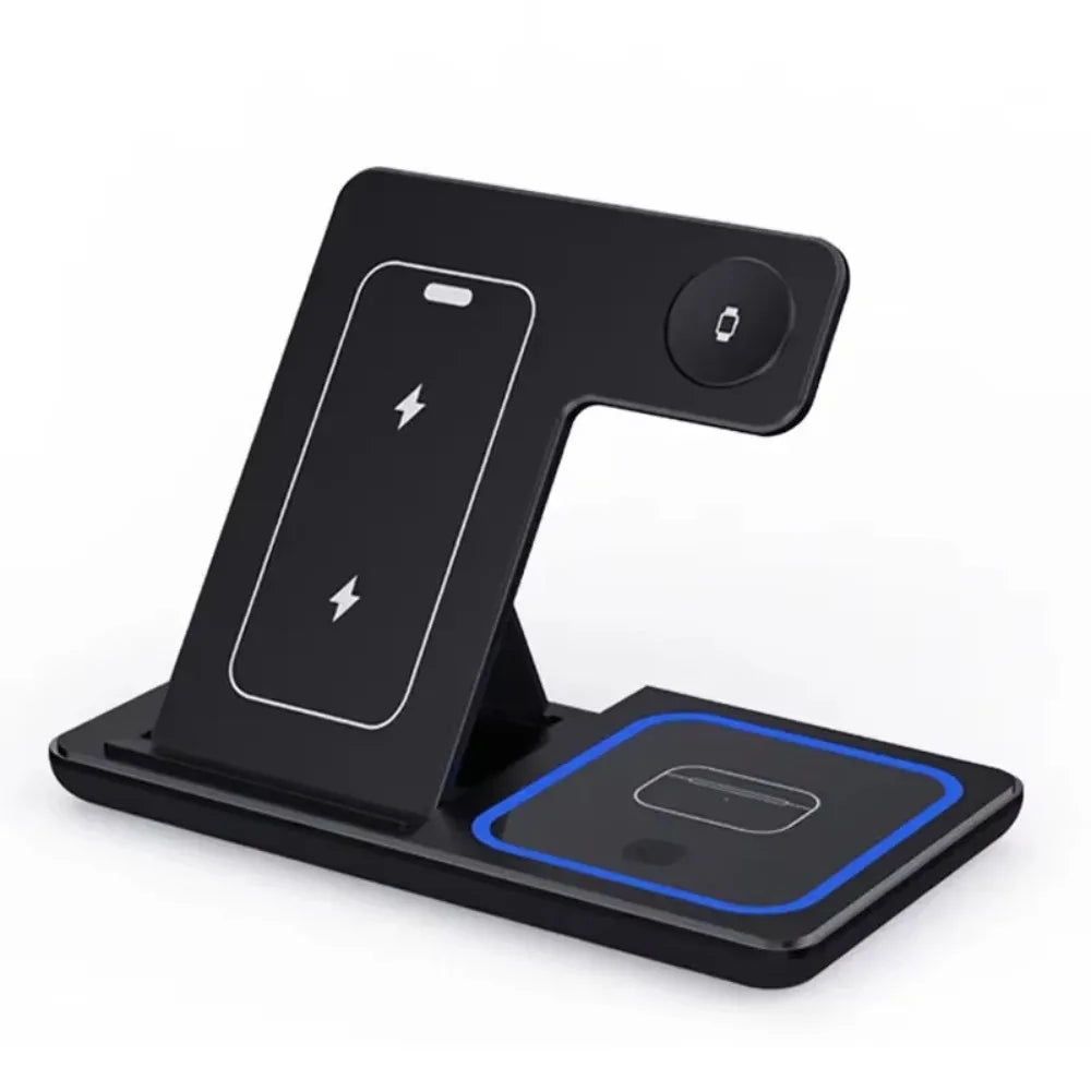 ChargeHub™ – LED 3 in 1 Wireless Charger Station For iPhone 17 16 15 14 13 12 Pro Max 6