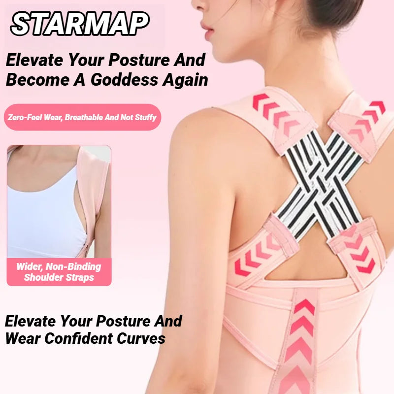 PostureFix™ – Back Brace Posture Corrector For Women And Men, Shoulder Straightener