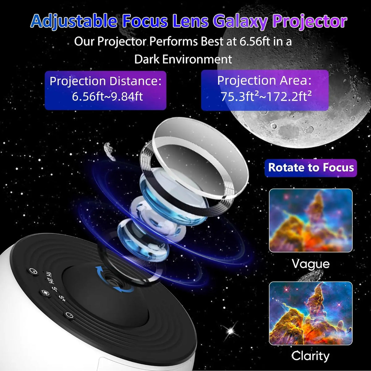 AstroKids™ – HD Galaxy Projector with 13 Film Discs 4