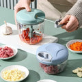 PullChop™ – Manual Pull-Cord Food Chopper & Mincer (500/900ml)