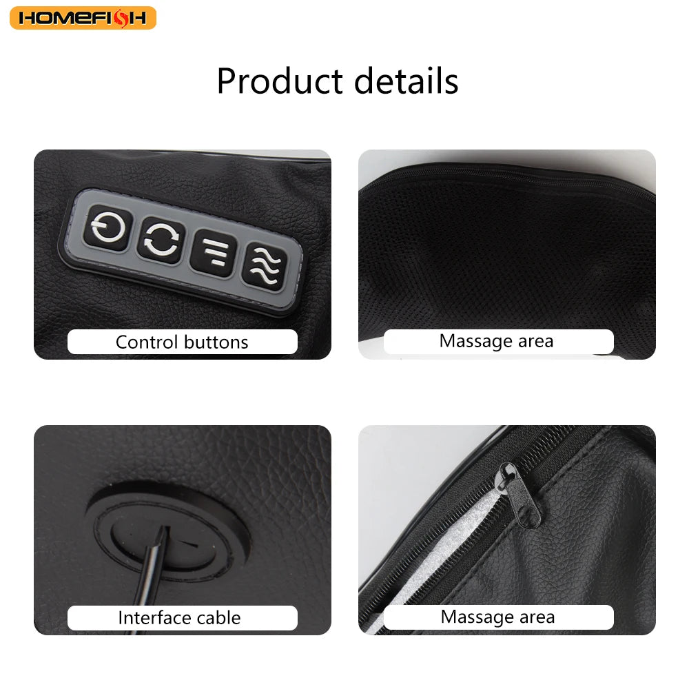 NeckShiatsu™ – Heated U-Shape Shiatsu Neck and Shoulder Massager - Deep Kneading Electric 2