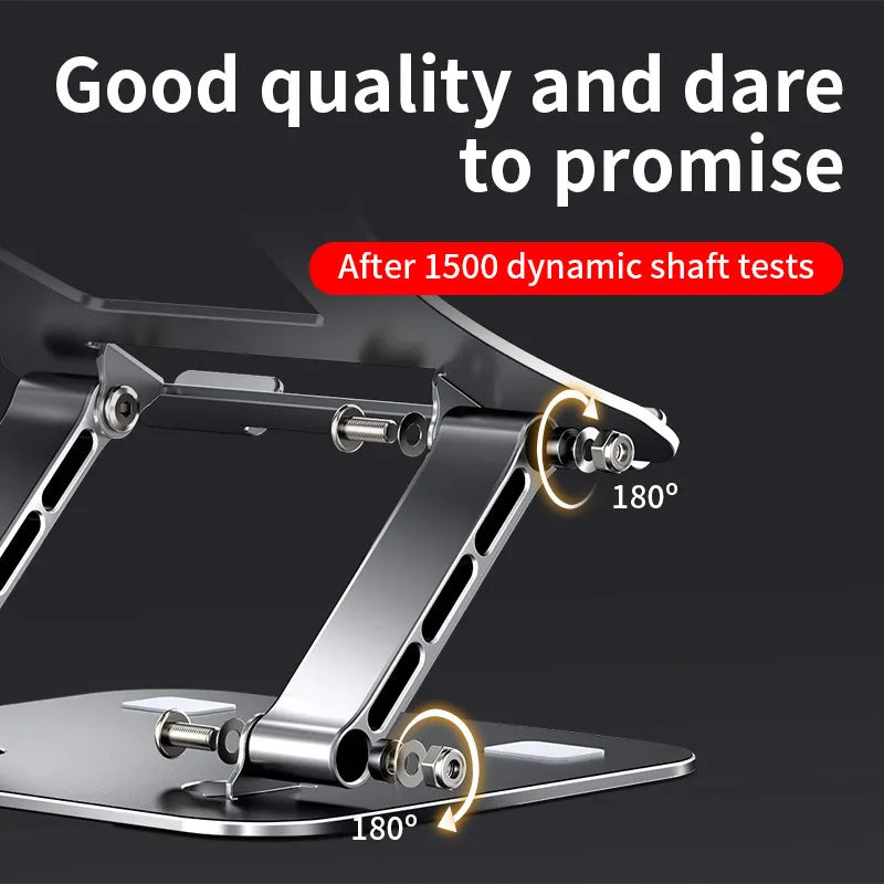 LiftDesk™ – Phone Tablet Stand Adjustable Aluminum Alloy Laptop Tablet up to 17" Laptop 5