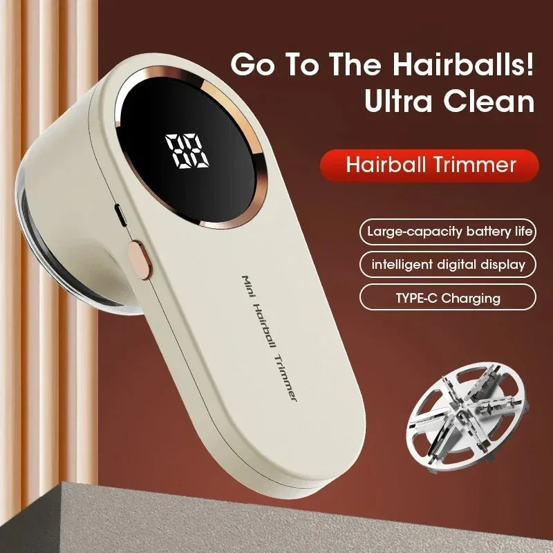 FuzzOff™ – Rechargeable Electric Lint Remover with LED Display 2