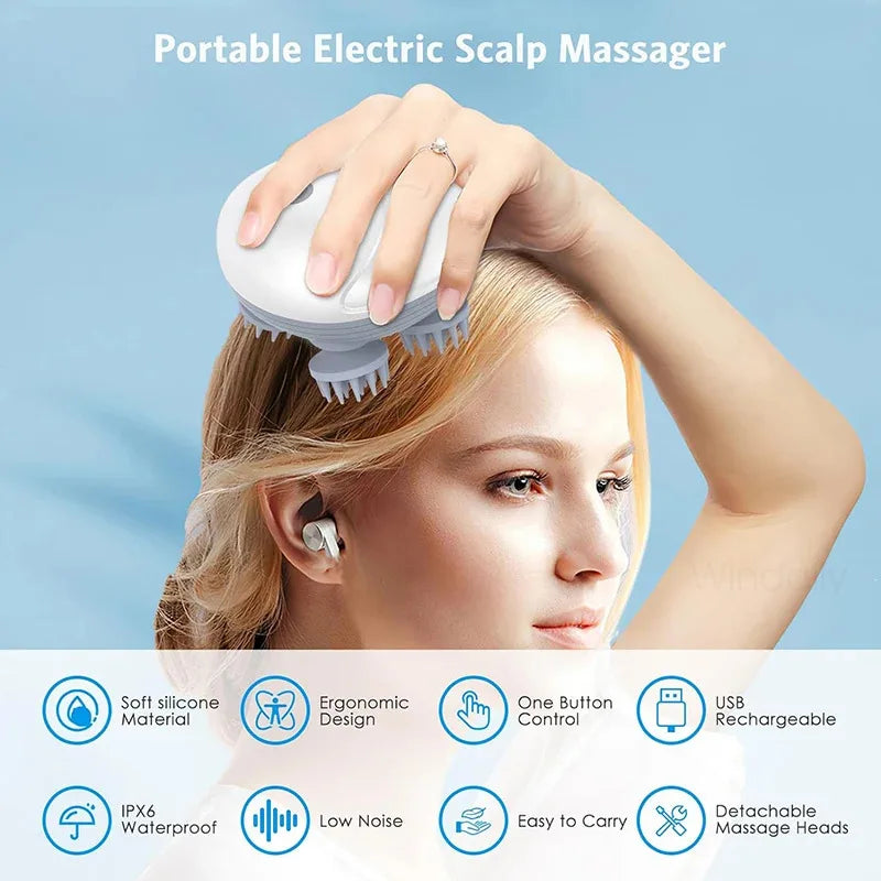 ScalpSpa™ – Electric Scalp Head Massager Kneading Vibrating Device Health Care Shoulder 4