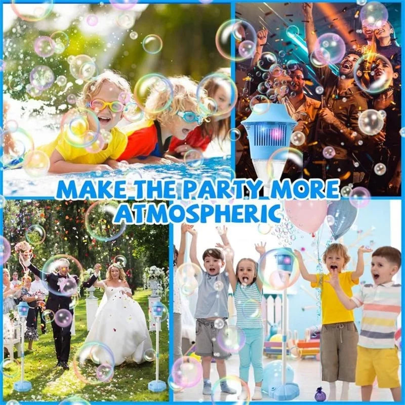 BubbleBlast™ – Street light bubble machine fully automatic bubble with light birthday 2