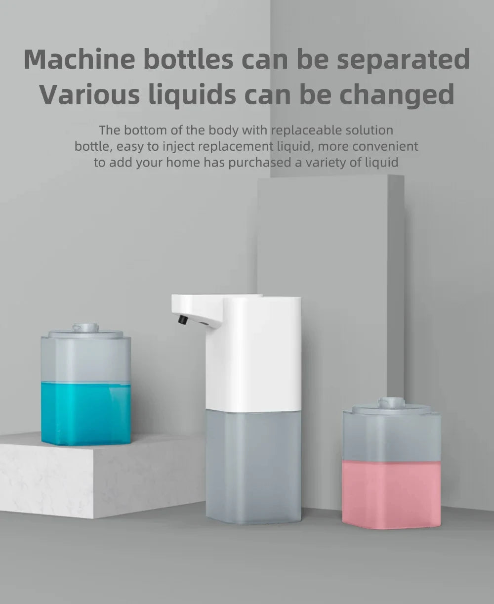 CleanTouch™ – USB Rechargeable Infrared Automatic Foam Soap Dispenser Touchless Hand 5