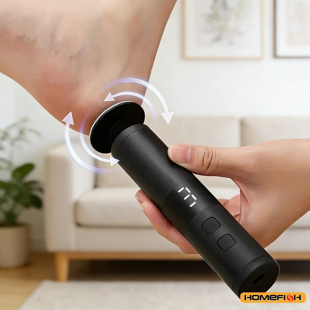 SmoothStep™ – Electric Callus Remover with 3 Speeds & LCD Display, Fast Charging for Home 4