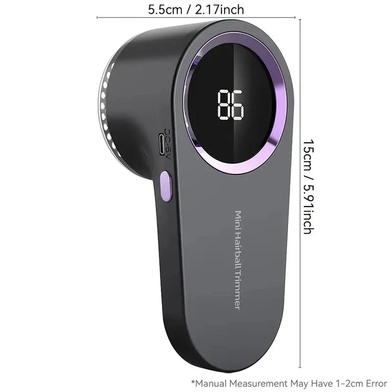 FuzzOff™ Pro – Digital Electric Fabric Shaver & Fluff Remover 6