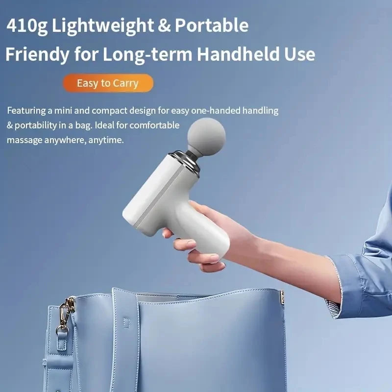 PulseGun™ – A Portable Electric Fascia Massage Gun, 4 Replaceable Massage Heads 4