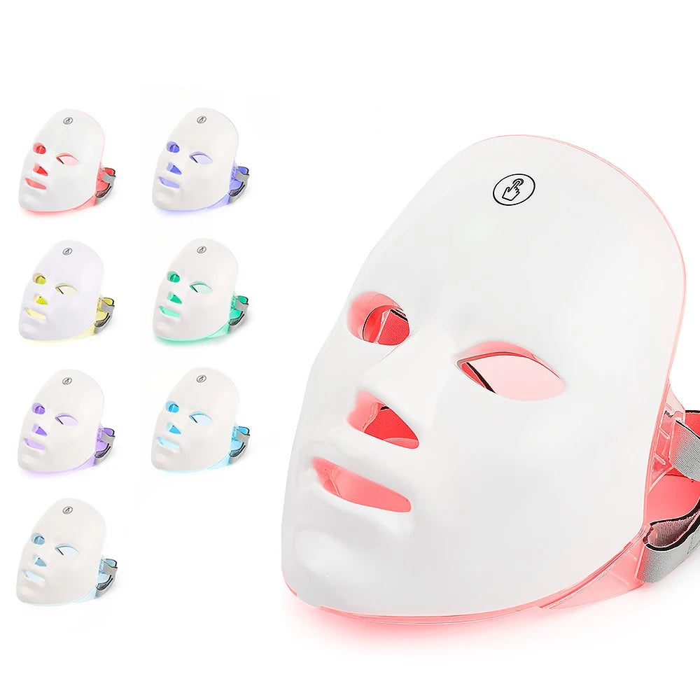 GlowMask™ – 7 Colors Led Facial Mask With Neck Red Light Therapy Mask For Skin 2