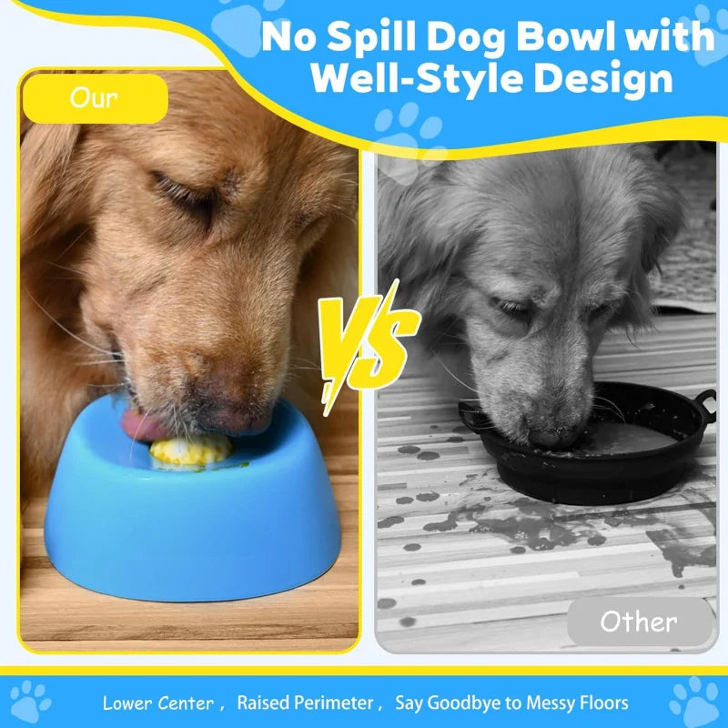SlowBite™ – Anti-Choking Slow Feeder Dog Bowl Non-Slip 3/4 Cup - Lick Toy for Liquid 2