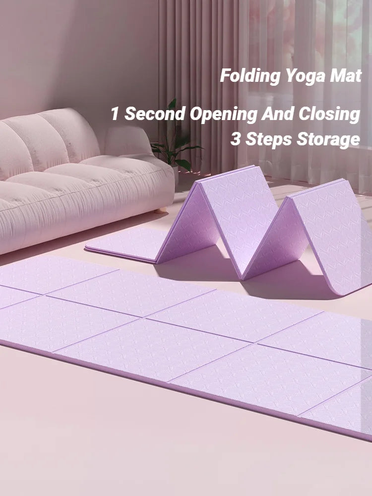 ZenMat™ – Foldable Yoga Mat Mute Eco Friendly Folding Travel Fitness Exercise Double