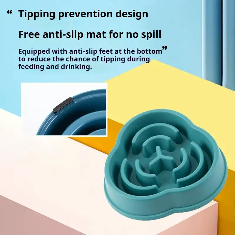 SlowBite™ – Pet Slow Food Bowl Anti Choking Dog Bowl Dog Bowl Anti Overturning Pet Food 2