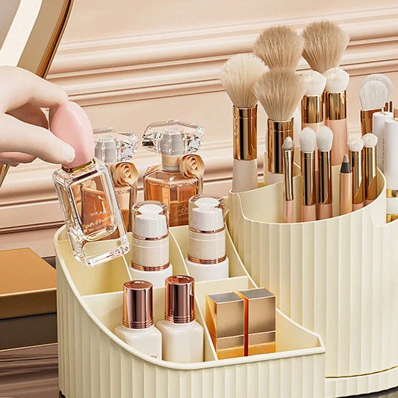 SpinVanity™ – 360° Rotatable Cosmetic Organizer Lipstick, Makeup Brush Organizer, Desktop 5