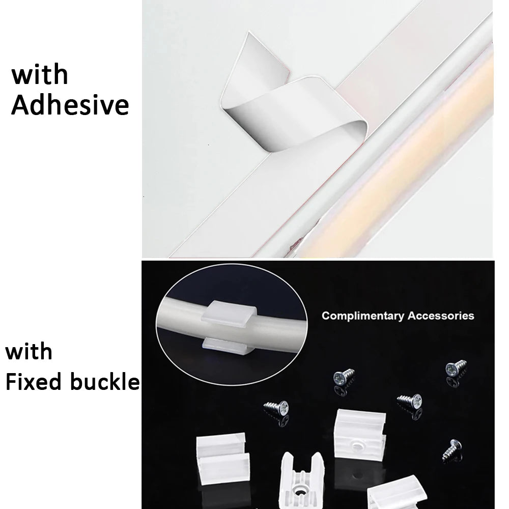 GlowStrip™ – 220V Led Strip with ON/OFF Switch Waterproof COB LED Strip 220V Flexible 5