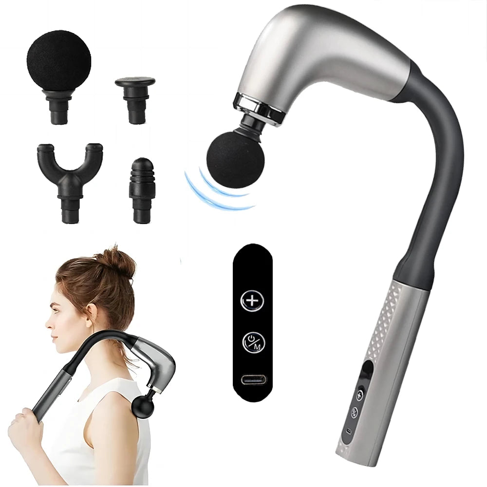PulseGun™ – Smart Fascia Gun Electric Massager Massage Hammer Electric Fascia Gun Home