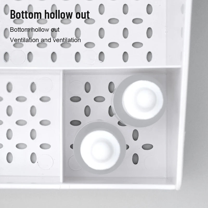 TidyBox™ – White New Drawer Makeup Storage Box Dormitory Finishing Plastic Shelf 5