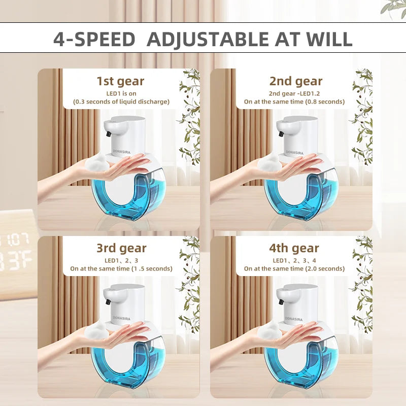 CleanTouch™ – 420ML P10 Large Capacity Light Display Desktop Or Wall-Mounted Waterproof 3