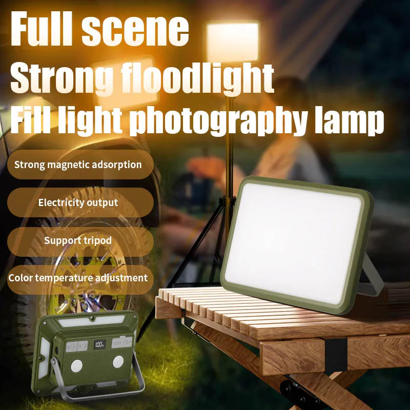CampGlow™ – Outdoor Camping Light Super Bright Camping Floodlight Magnetic Rechargeable 2