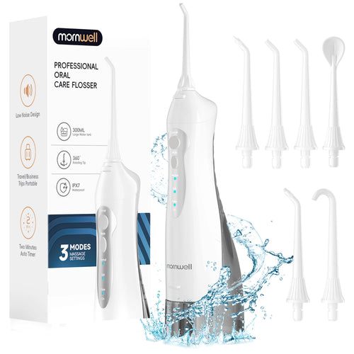 AquaFloss™ – D52 Portable Cordless Water Flosser USB Rechargeable Water Jet Floss Tooth