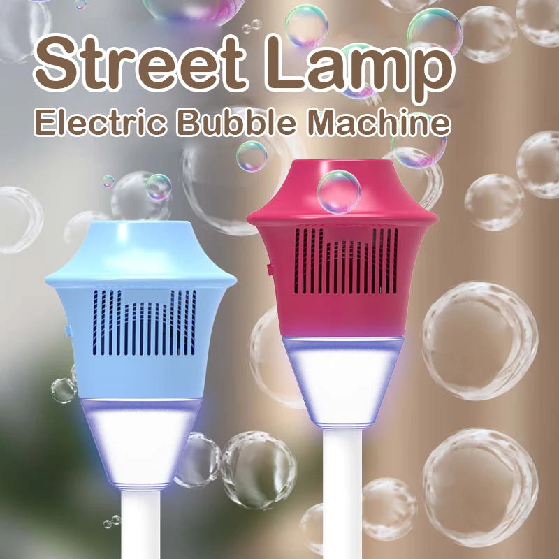 BubbleBlast™ – Street light bubble machine fully automatic bubble with light birthday 3