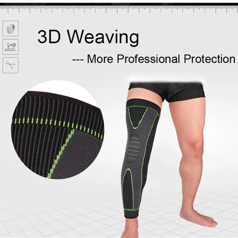 KneeGuard™ – Non-Slip Knee Pads Elastic Long Leg Sleeve Bandage Pressurized Knee Pads 5