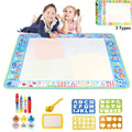 AquaDoodle™ – 100x80CM Magic Water Drawing Mat with Reusable Magic Pens Doodle Montessori
