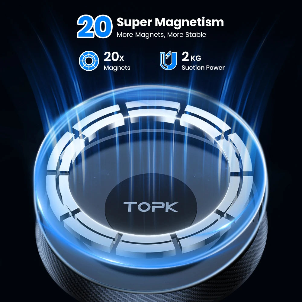 MagMount™ – TOPK Magnetic Car Phone Holder Air Vent Car Phone Stand For Magsafe iPhone 2