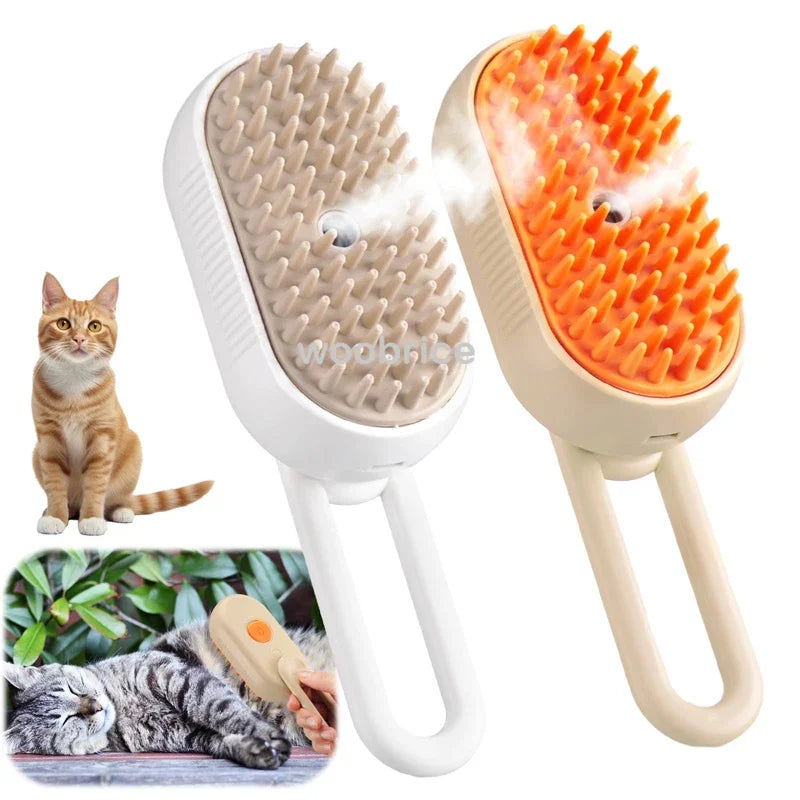 SteamBrush™ – Electric Dog Steamer Brush Grooming 3 in 1 Dog Steam Brush Pet Remove 6
