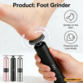 SmoothStep™ – Electric Callus Remover with 3 Speeds & LCD Display, Fast Charging for Home