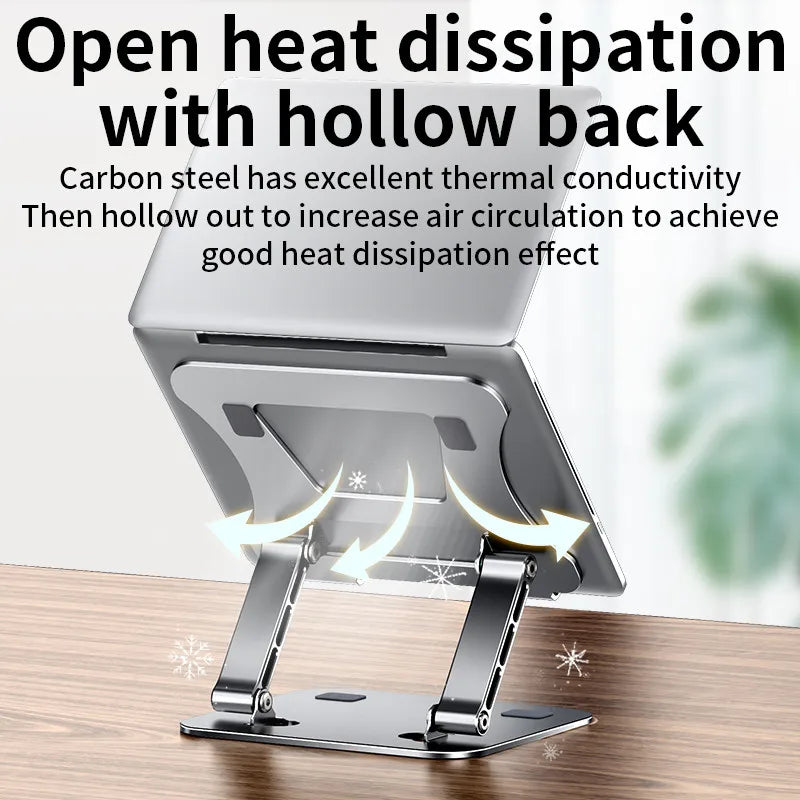 LiftDesk™ – Phone Tablet Stand Adjustable Aluminum Alloy Laptop Tablet up to 17" Laptop 3