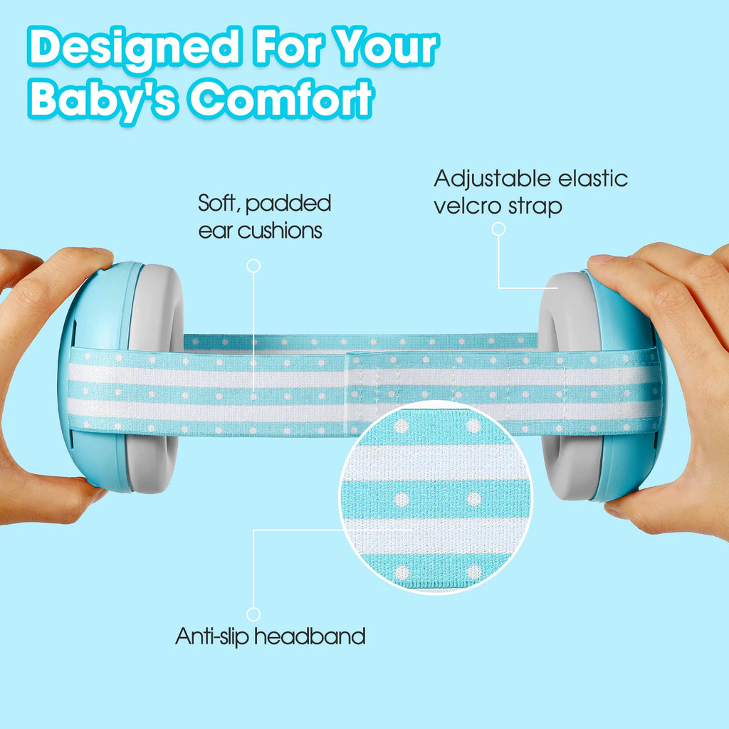 QuietKids™ – C10 Baby Ear Protection for Newborn Noise Cancelling Headphones for Babies 4