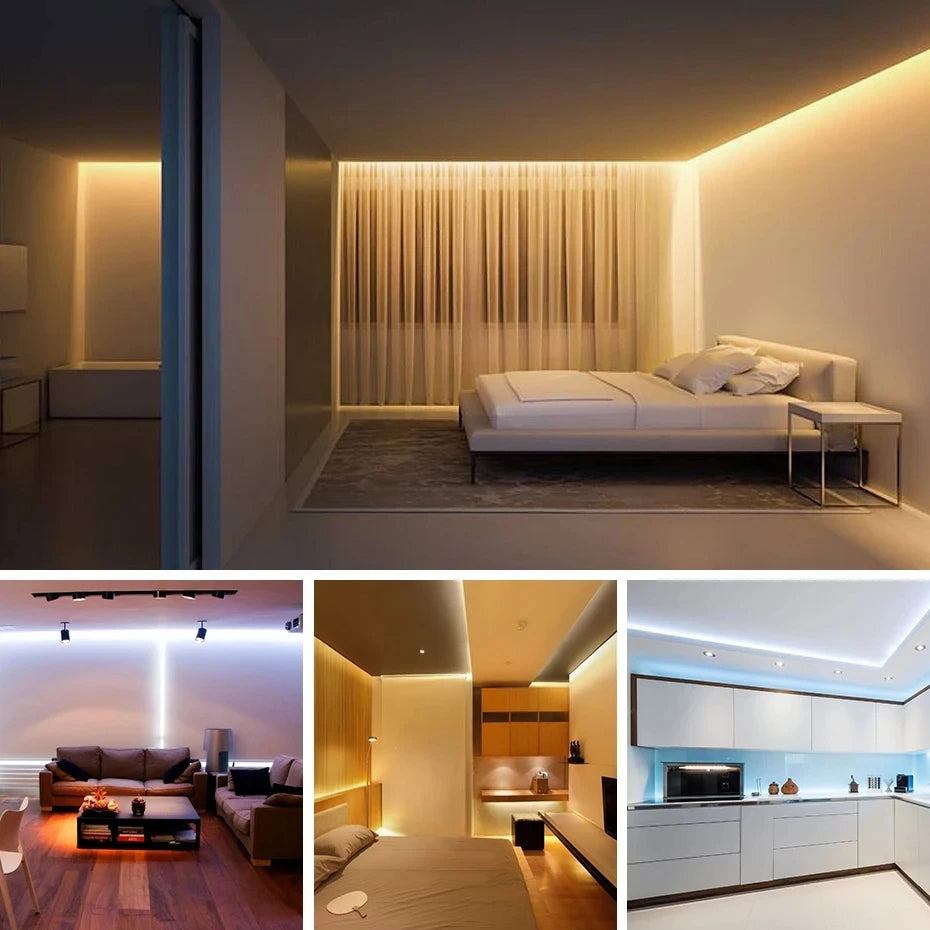 GlowStrip™ – 220V Led Strip with ON/OFF Switch Waterproof COB LED Strip 220V Flexible 6