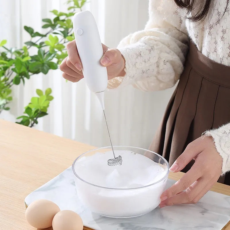 MixMini™ – Automatic Handheld Egg Beater & Coffee Foam Mixer 6