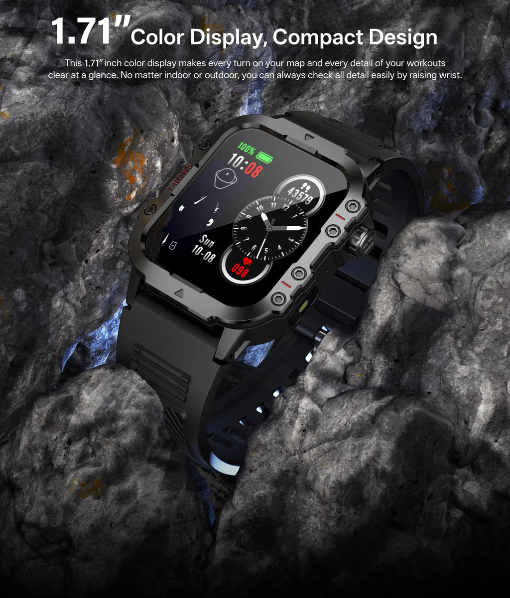 FitWatch™ – G.L Wear 2026 Smartwatch Outdoor Sport Fitness HR SpO2 Sleep Monitor LED 4