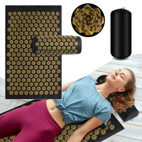AcuMat™ – Acupressure Yoga Mat Kuznetsov's Applicator Cushion Sensi Massage Body