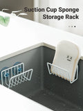SinkTidy™ – Stainless Steel Suction Cup Sponge Holder Drain Storage Caddy For Kitchen