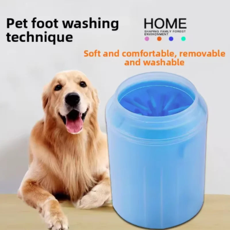 PawWash™ – Portable Pet Paw Cleaner Soft Silicone Foot Washer with Cleaning Brush Dog 2