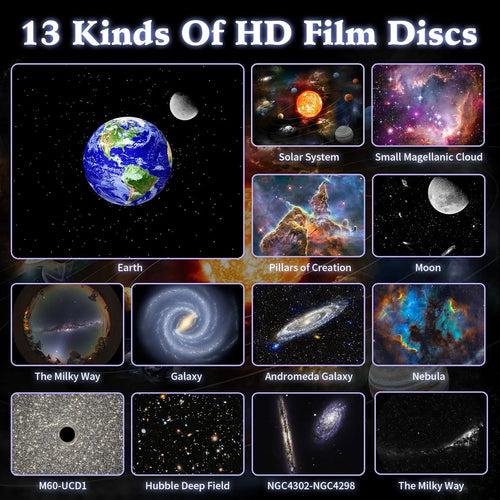 AstroKids™ – HD Galaxy Projector with 13 Film Discs 2