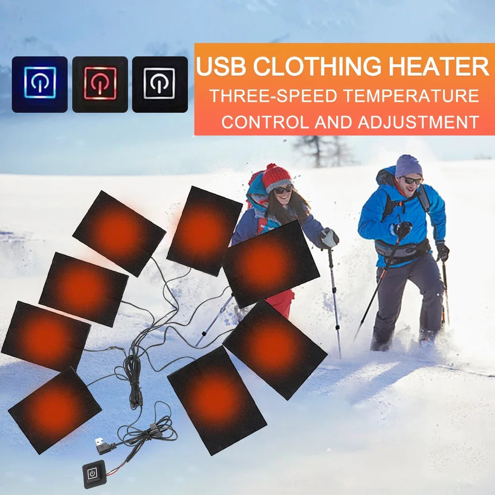 HeatWrap™ – 3 Levels Electric Cloth Heater USB Heating Pads Outdoor Thermal Winter 2