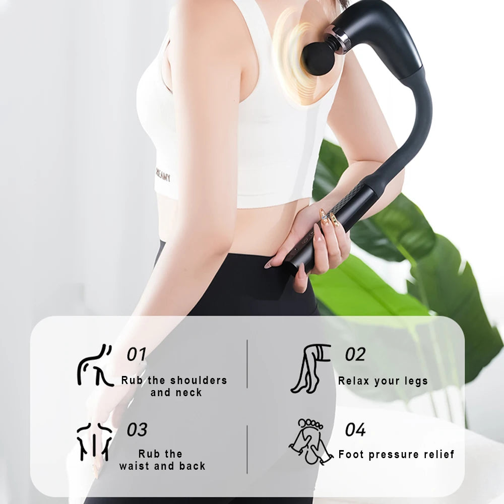 PulseGun™ – Smart Fascia Gun Electric Massager Massage Hammer Electric Fascia Gun Home 4