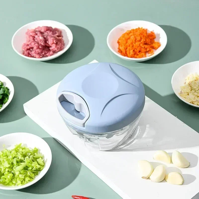 PullChop™ – Manual Pull-Cord Food Chopper & Mincer (500/900ml) 3