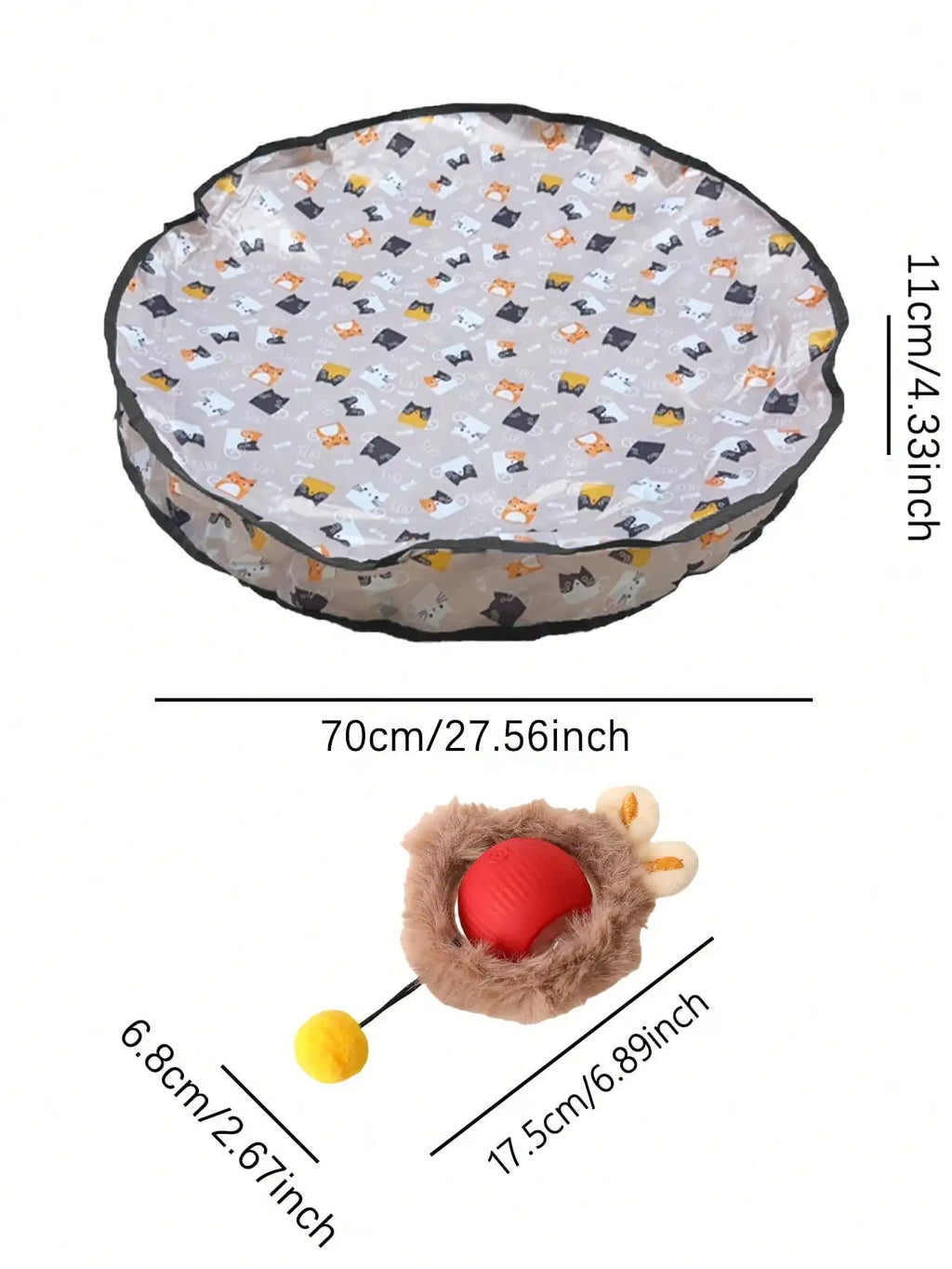 ChaseBall™ – Cat Hunting Toy Set, Electric Cat Ball Toy With Lighting, Chasing & Hunting 2